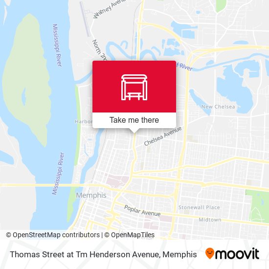 Thomas Street at Tm Henderson Avenue map