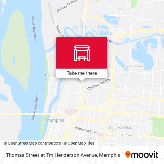 Thomas Street at Tm Henderson Avenue map