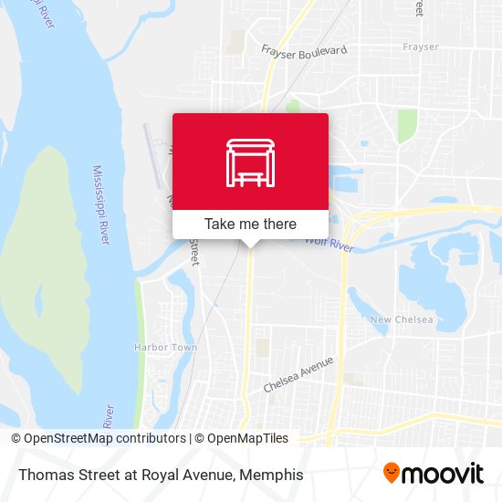 Thomas Street at Royal Avenue map