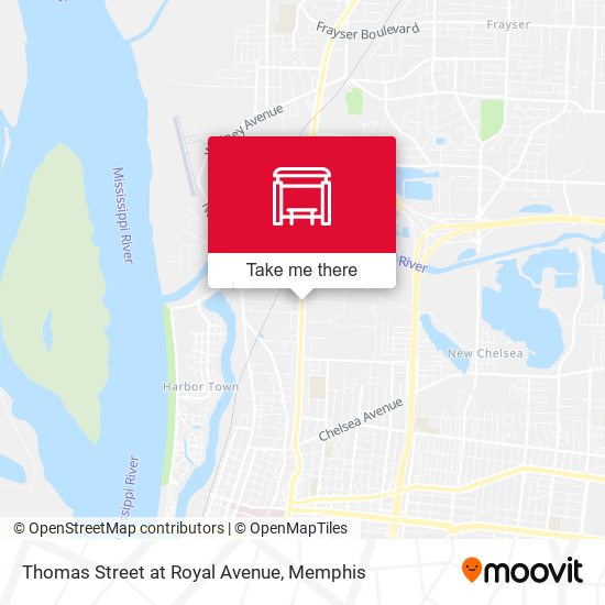 Mapa de Thomas Street at Royal Avenue