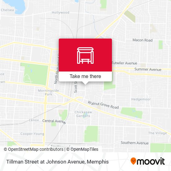Mapa de Tillman Street at Johnson Avenue