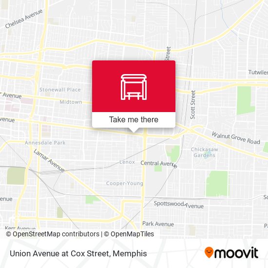 Mapa de Union Avenue at Cox Street