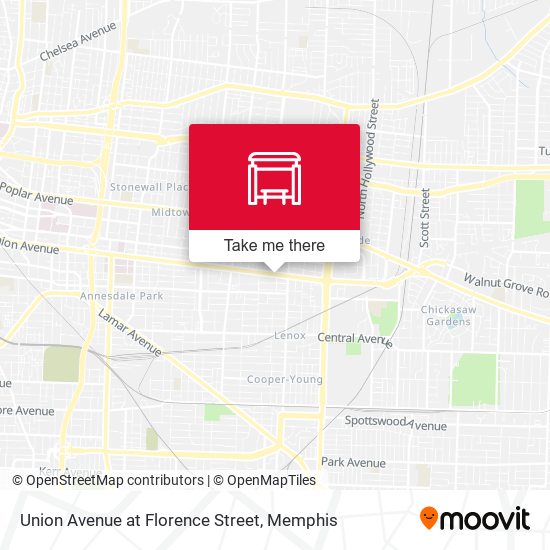 Mapa de Union Avenue at Florence Street