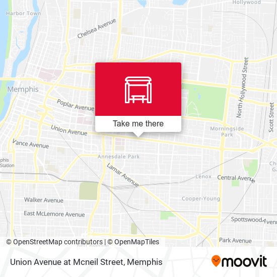 Union Avenue at Mcneil Street map