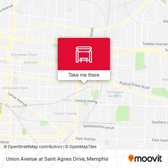 Mapa de Union Avenue at Saint Agnes Drive