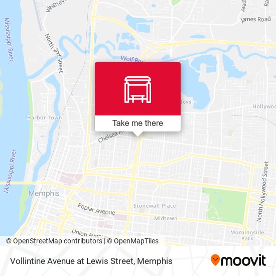 Vollintine Avenue at Lewis Street map