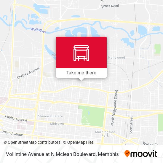Vollintine Avenue at N Mclean Boulevard map