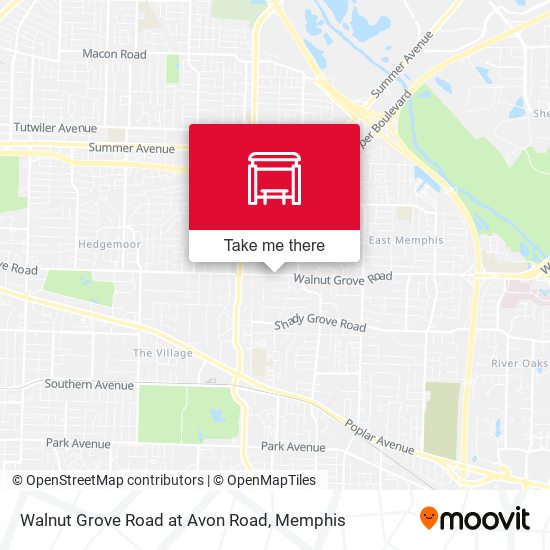 Mapa de Walnut Grove Road at Avon Road