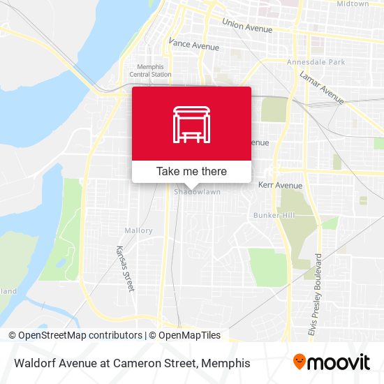 Waldorf Avenue at Cameron Street map