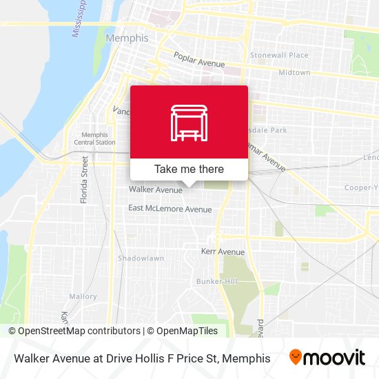 Walker Avenue at Drive Hollis F Price St map