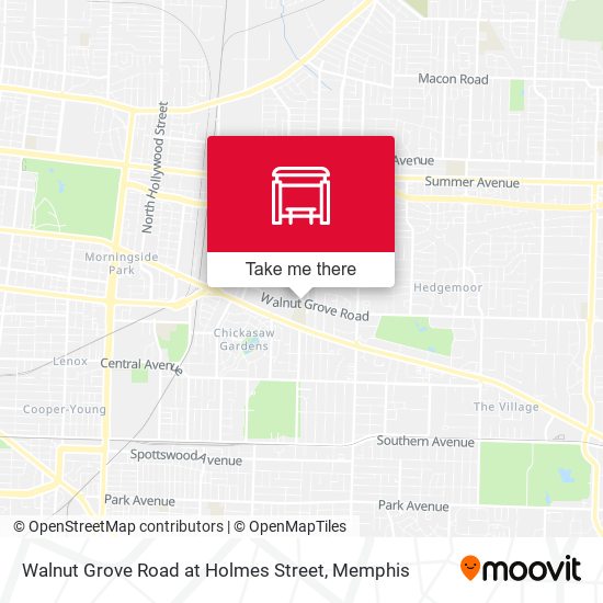 Walnut Grove Road at Holmes Street map