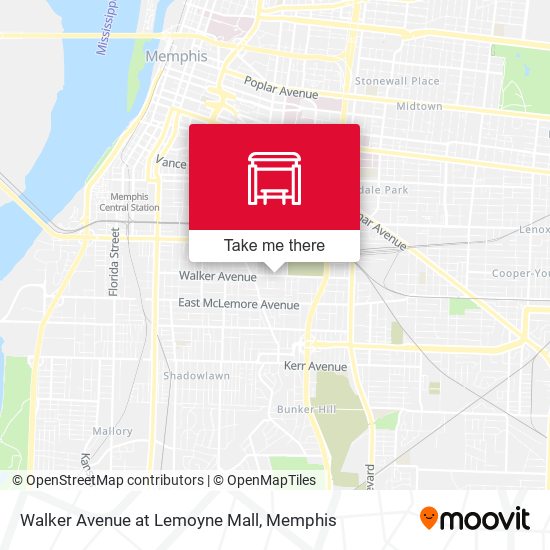 Walker Avenue at Lemoyne Mall map