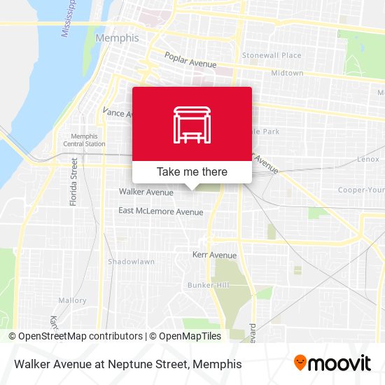 Walker Avenue at Neptune Street map
