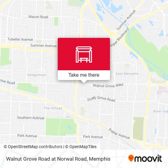 Mapa de Walnut Grove Road at Norwal Road