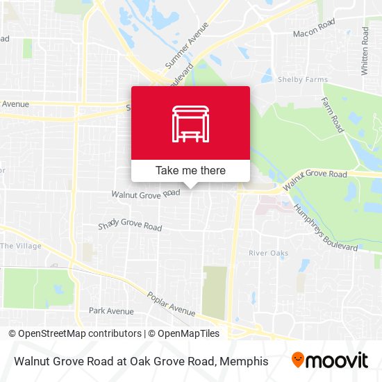 Mapa de Walnut Grove Road at Oak Grove Road