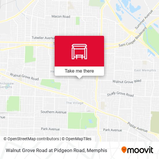 Mapa de Walnut Grove Road at Pidgeon Road