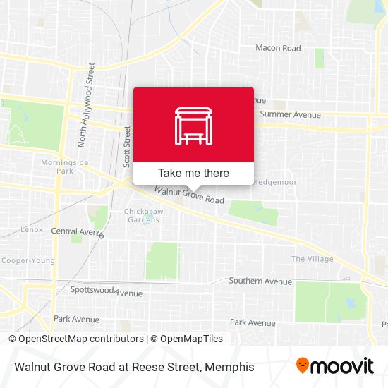 Mapa de Walnut Grove Road at Reese Street