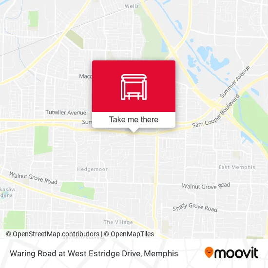 Mapa de Waring Road at West Estridge Drive
