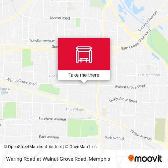 Mapa de Waring Road at Walnut Grove Road