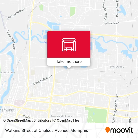 Mapa de Watkins Street at Chelsea Avenue