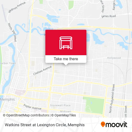 Mapa de Watkins Street at Lexington Circle