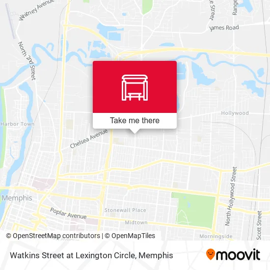 Mapa de Watkins Street at Lexington Circle