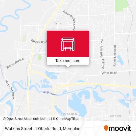 Watkins Street at Oberle Road map