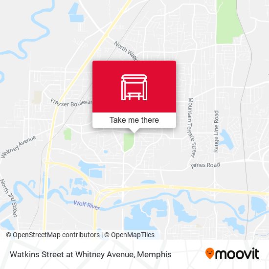 Watkins Street at Whitney Avenue map