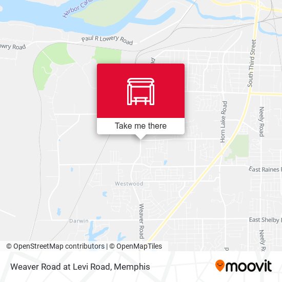 Mapa de Weaver Road at Levi Road