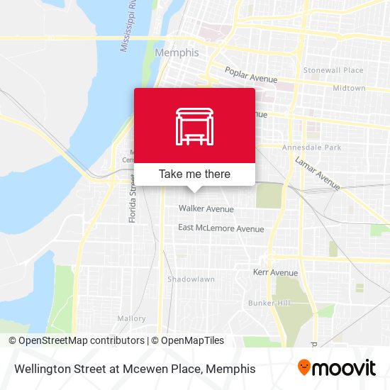 Wellington Street at Mcewen Place map