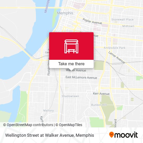 Mapa de Wellington Street at Walker Avenue