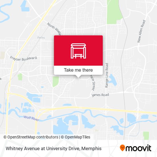 Mapa de Whitney Avenue at University Drive
