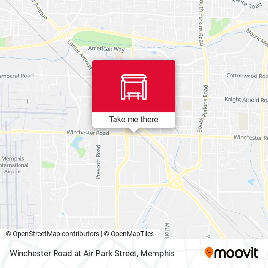 Mapa de Winchester Road at Air Park Street