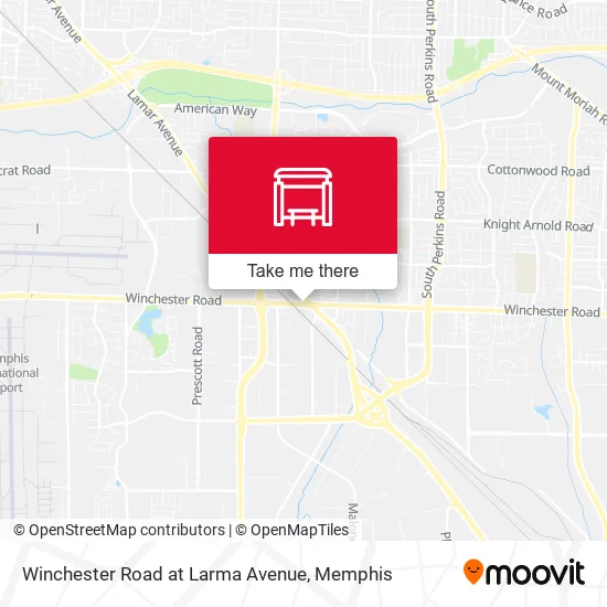 Mapa de Winchester Road at Larma Avenue