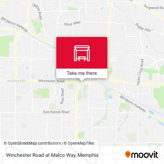 Mapa de Winchester Road at Malco Way