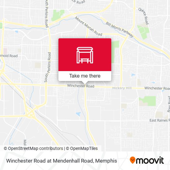 Mapa de Winchester Road at Mendenhall Road
