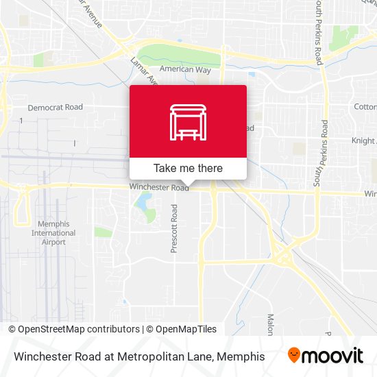 Winchester Road at Metropolitan Lane map