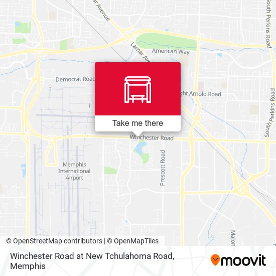 Mapa de Winchester Road at New Tchulahoma Road