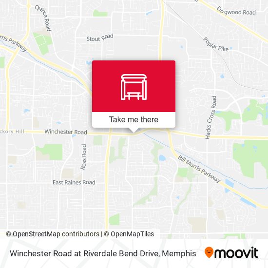 Mapa de Winchester Road at Riverdale Bend Drive