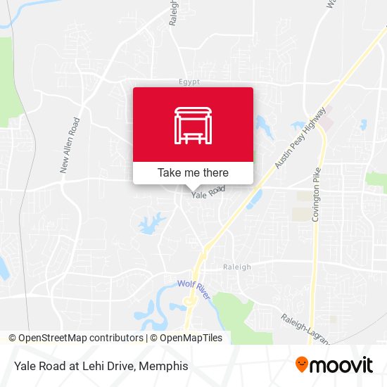 Yale Road at Lehi Drive map