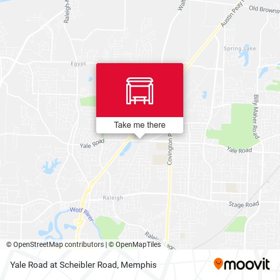 Yale Road at Scheibler Road map