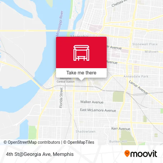 4th St@Georgia Ave map