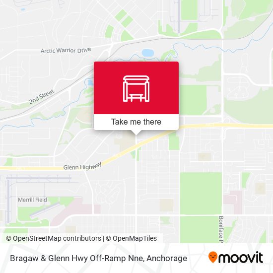 Mapa de Bragaw & Glenn Hwy Off-Ramp Nne