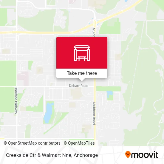 Creekside Ctr & Walmart Nne map
