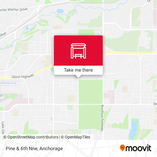 Pine & 6th Nne map