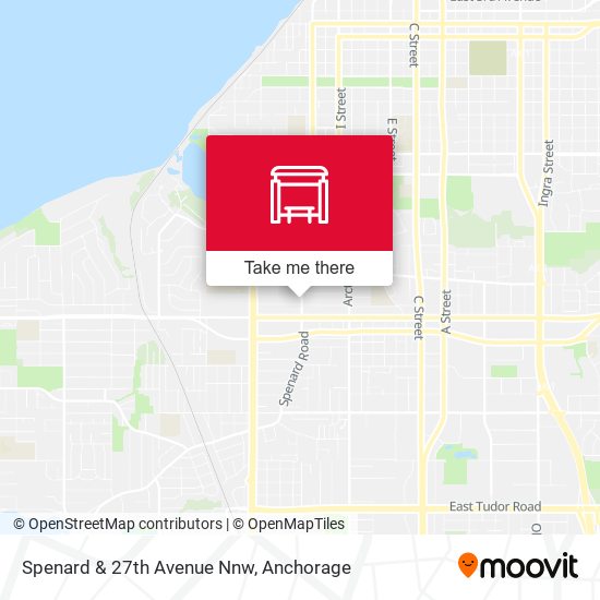 Spenard & 27th Avenue Nnw map