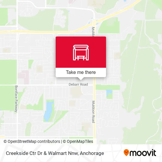 Mapa de Creekside Ctr Dr & Walmart Nnw