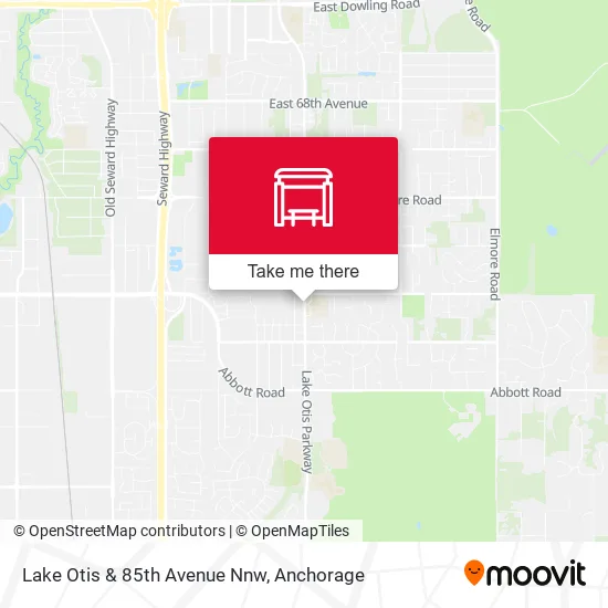 Lake Otis & 85th Avenue Nnw map