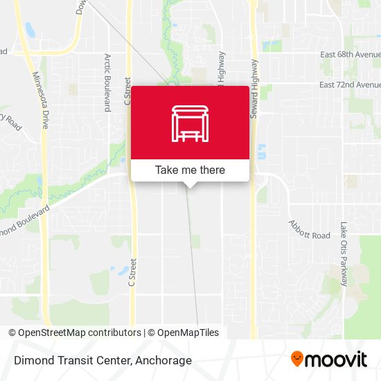 Dimond Transit Center map