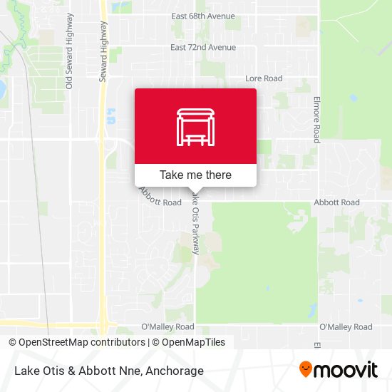 Mapa de Lake Otis & Abbott Nne